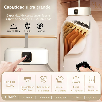 SECADOR DE ROPA PORTATIL