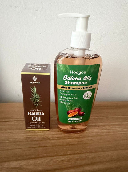 Pack Batana 2 en 1 - Shampoo de batana con Romero + Aceite de batana